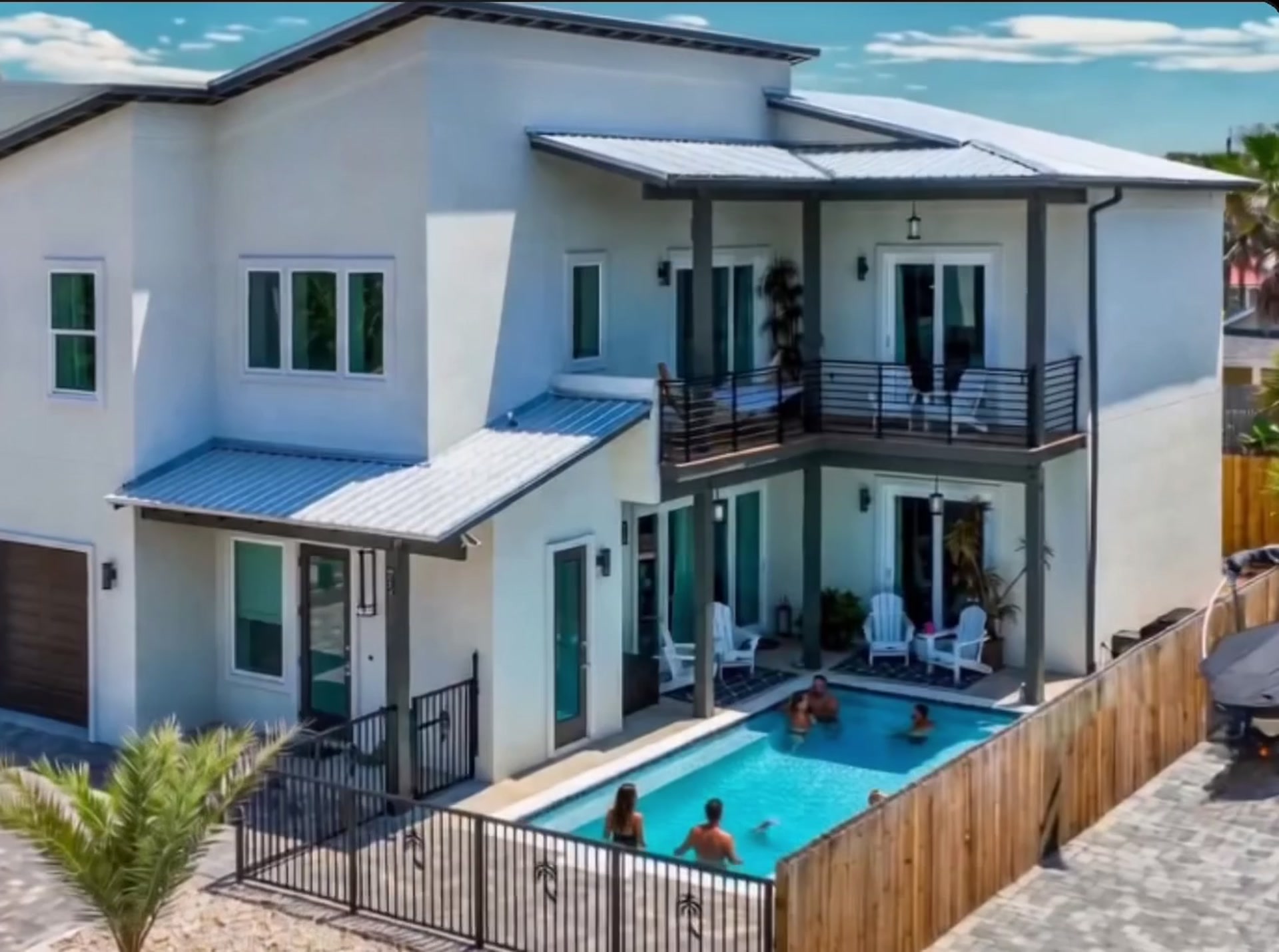 Front exterior. 28 W Palm Beach Court, Frangista Beach